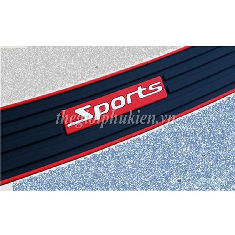 Nẹp Cao su Sport chống trầy bậc cốp ngoài Ô tô, Xe hơi đa năng