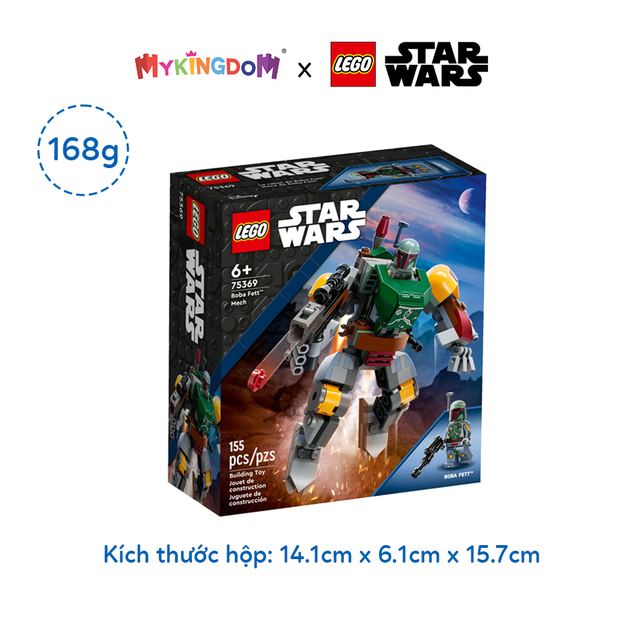 Đồ Chơi Lắp Ráp Chiến Giáp Boba Fett LEGO STAR WARS 75369 (155 chi tiết)