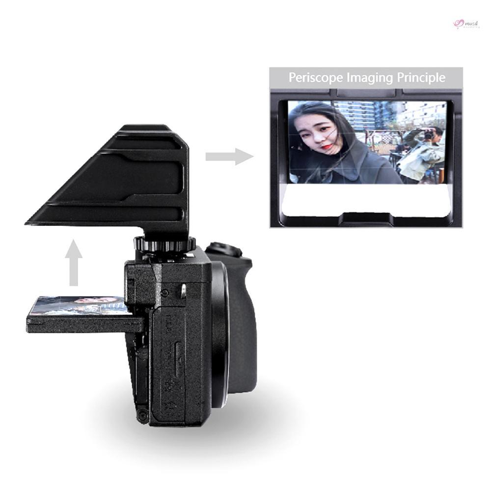 Màn hình lật với ngàm gắn camera quay video Youtuber