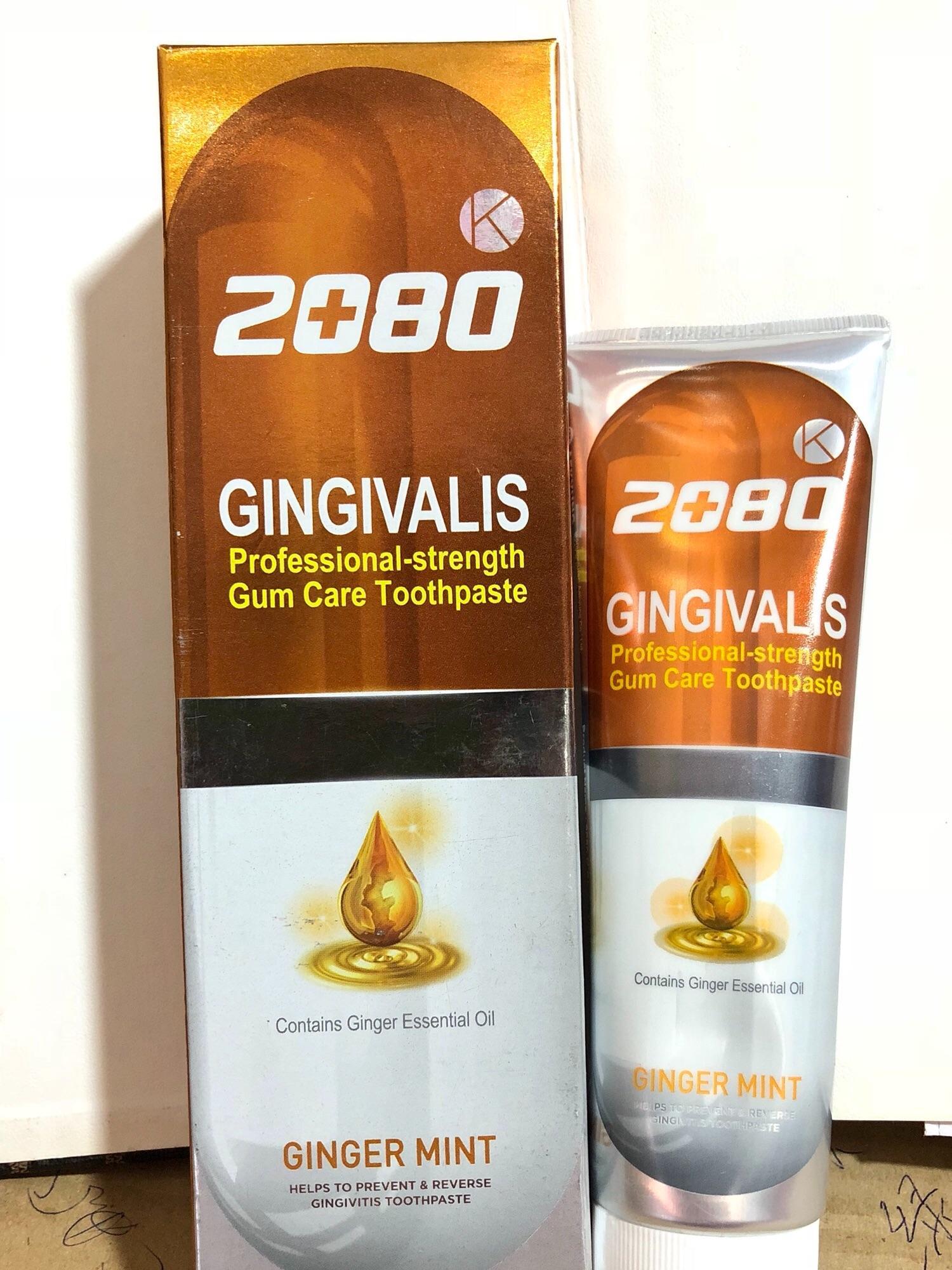 Kem đánh răng diệt khuẩn 99% Ginger Mint tinh chất gừng Hàn Quốc 120g tặng kèm móc khóa