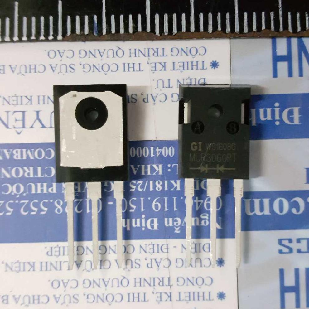 2 con MUR3060PT MOR3060 TO-247 30A 600V DIODE XUNG ĐÔI kde3687