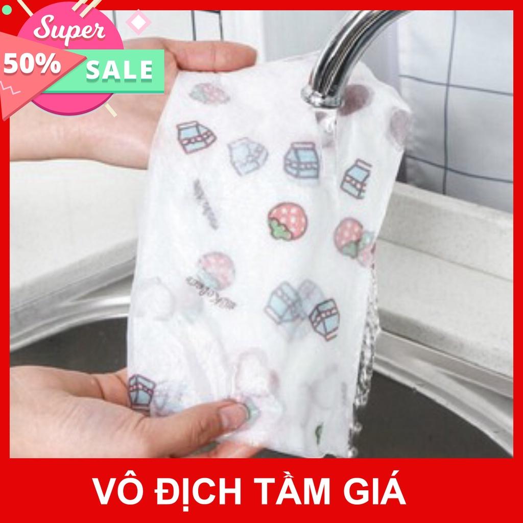 Giấy Lau Đa Năng - Khăn Lau Bếp, Lau Tay 220 Tờ 1 Cuộn Có Thể Giặt Được