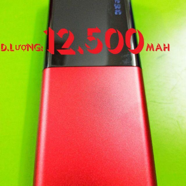 Sạc dự phòng 12.500mah vỏ nhôm cao cấp