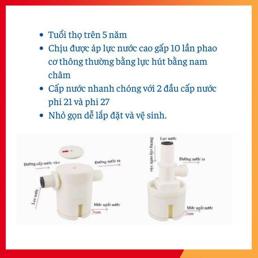 Phao cơ bồn nước tự động ngắt, chống tràn, độ bền cao,