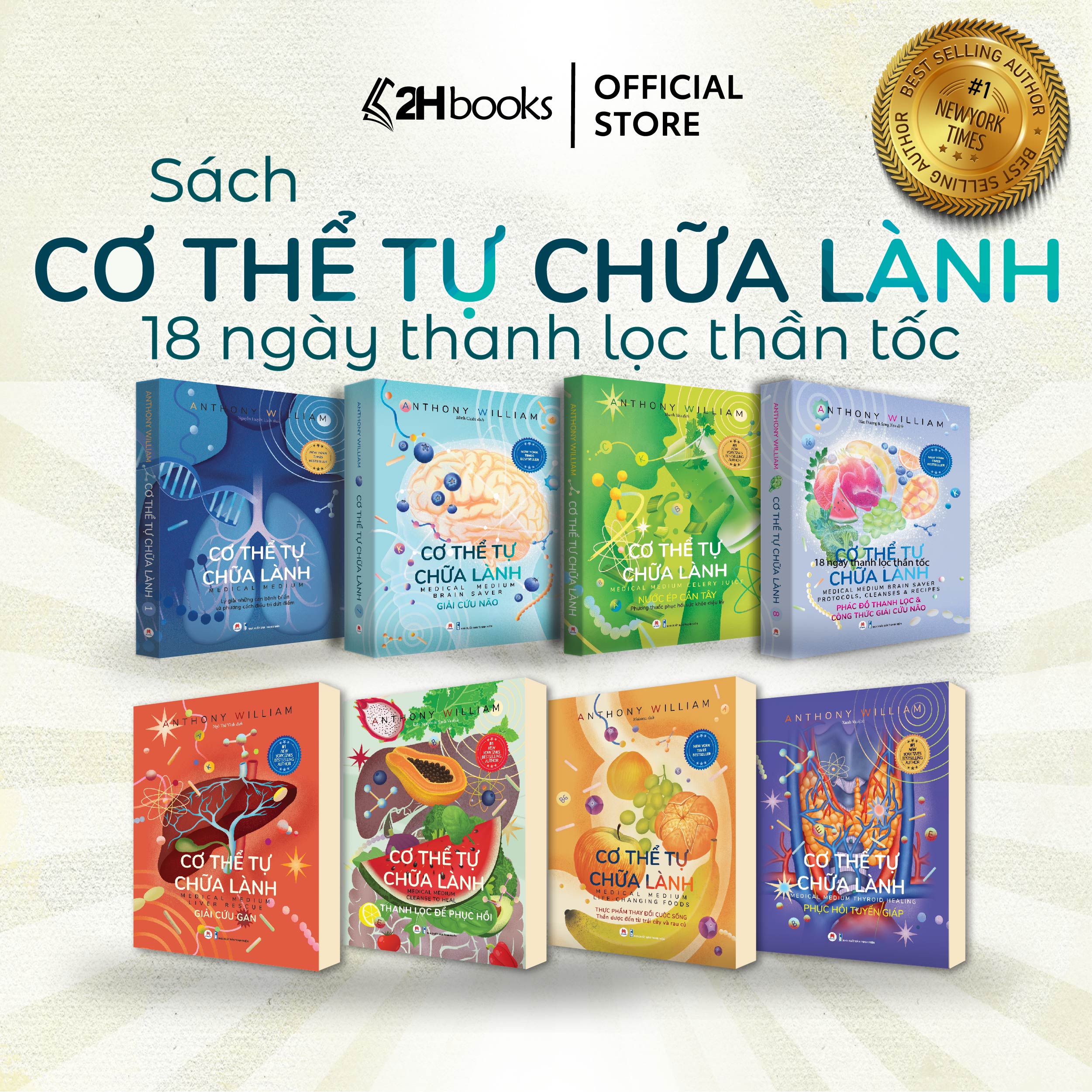 Sách - Cơ Thể Tự Chữa Lành - Thanh Lọc Để Phục Hồi (Quyển 6)- Sách Chăm sóc sức khoẻ - 2H Books