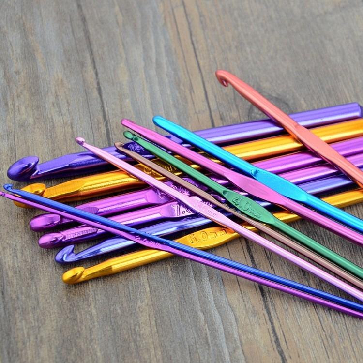 Kim móc len bằng kim loại để đan DIY handmade