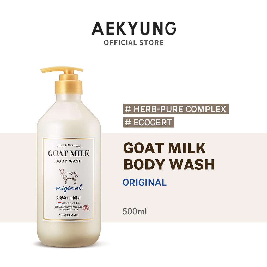 Sữa tắm sữa dê dưỡng trắng, dưỡng ẩm sâu Shower Mate Goat Milk 800ML