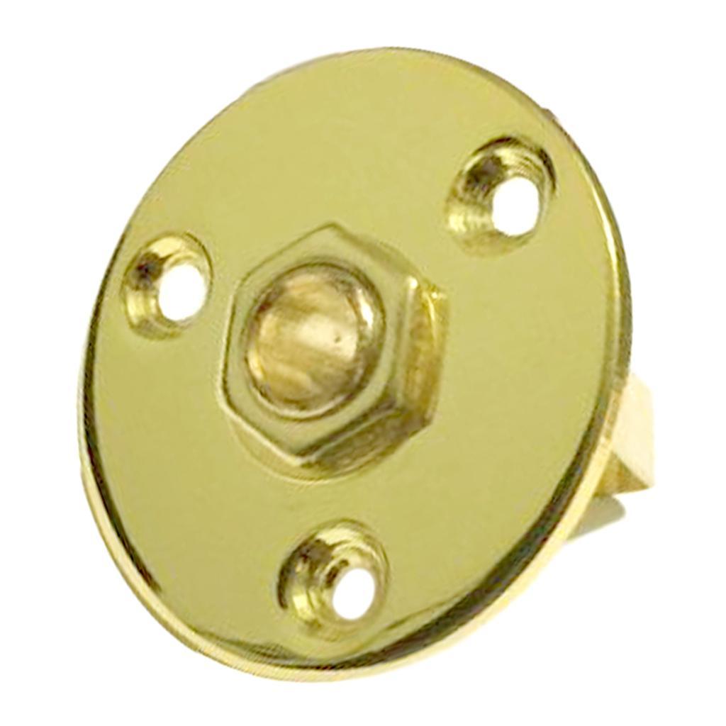 3 Pcs 6.35mm 1/4'' Guitar Mono Output Jack Plate for Electric Guitar Bass