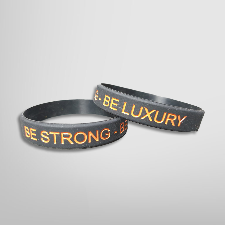 Vòng Đeo Tay Cao Su Thể Thao Nam Nữ Be Strong - Be Luxury - 1 Vòng