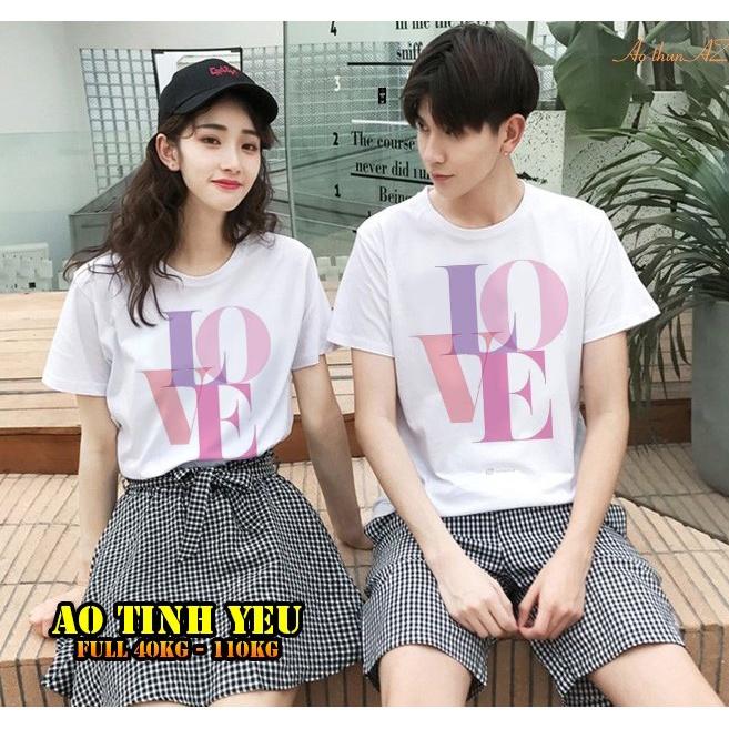 Áo thun cặp đôi Couple, có BigSize từ S đến 8XL, form slimfit, cotton thoáng mát, ATTY06- Thời Trang Waoo