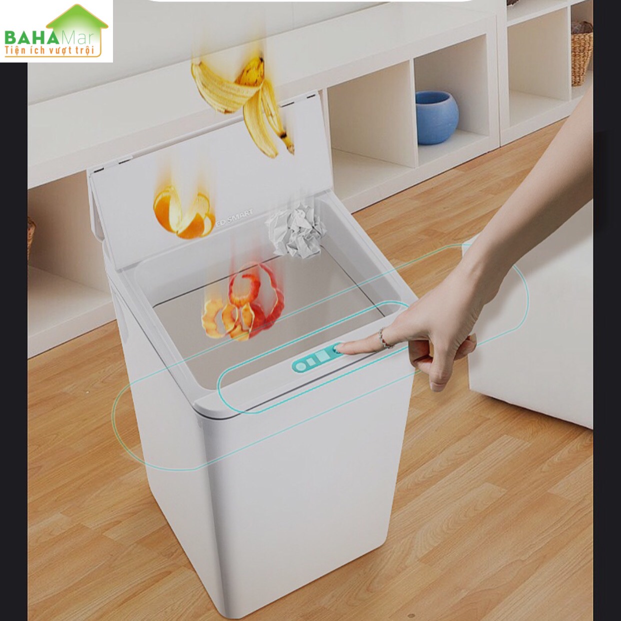 HỘP ĐỰNG ĐA NĂNG TỰ ĐỘNG MỞ BẰNG CẢM ỨNG 9L "BAHAMAR" tiện dụng, thích hợp sử dụng để nhiều thứ cho gọn gàng ngăn nắp