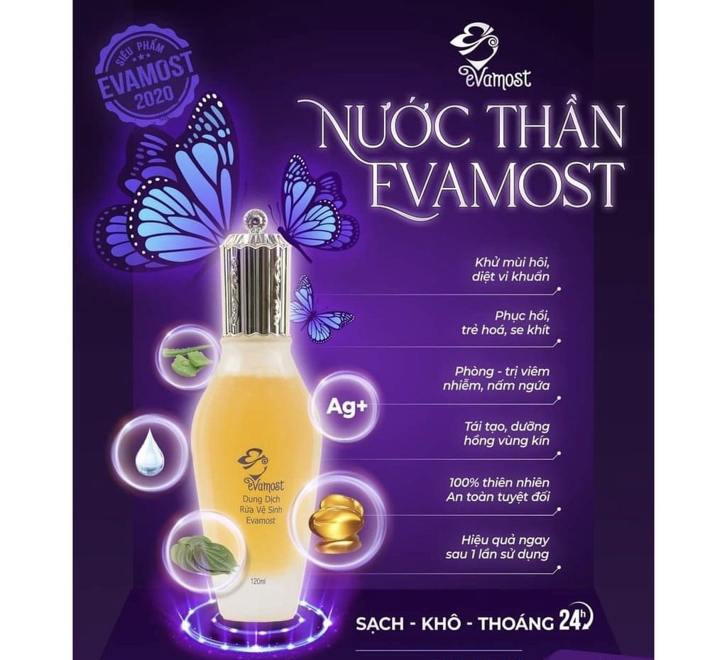 EVAMOST Giúp Sạch Khuẩn, Hương Thơm Quyến Rũ 120ml