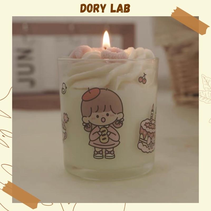 Nến Thơm Ly Phủ Kem Nhiều Mùi Hương Giúp Thư Giãn - Dory Lab