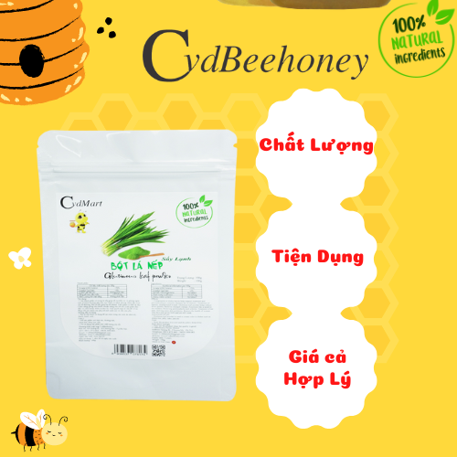 Bột Lá Nếp Sấy Lạnh CvdMart 100g - CvdMart Glutinous Leaf Powder