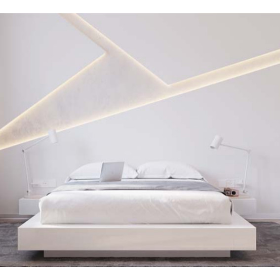 Cuộn 5m Decal Giấy Dán Tường màu trắng nhám