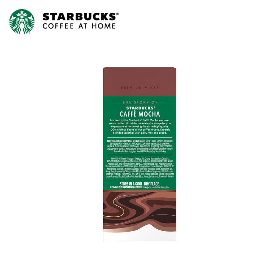 Combo 3 hộp Cà phê hoà tan cao cấp Starbucks Mocha -