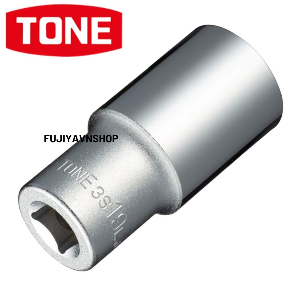 Đầu tuýp dài 6 cạnh Tone HP3S-19L ra lục giác 19mm