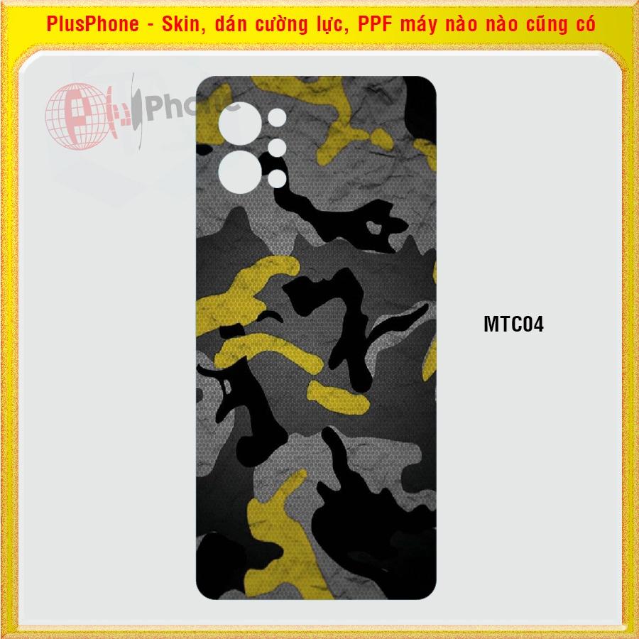 Dán Skin cho điện thoại LG Q7, Q7 Plus (Q7+), Q9, Q70, Q92 5G màu matrix camo