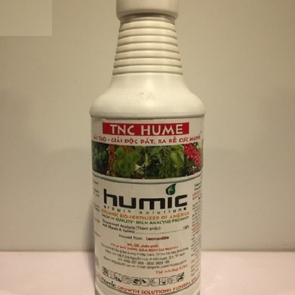 Chế Phẩm Humic TNC Hume, Tốt Rễ, Giải Độc Cây 0.5L- Có Bổ Sung Nấm Trichoderma