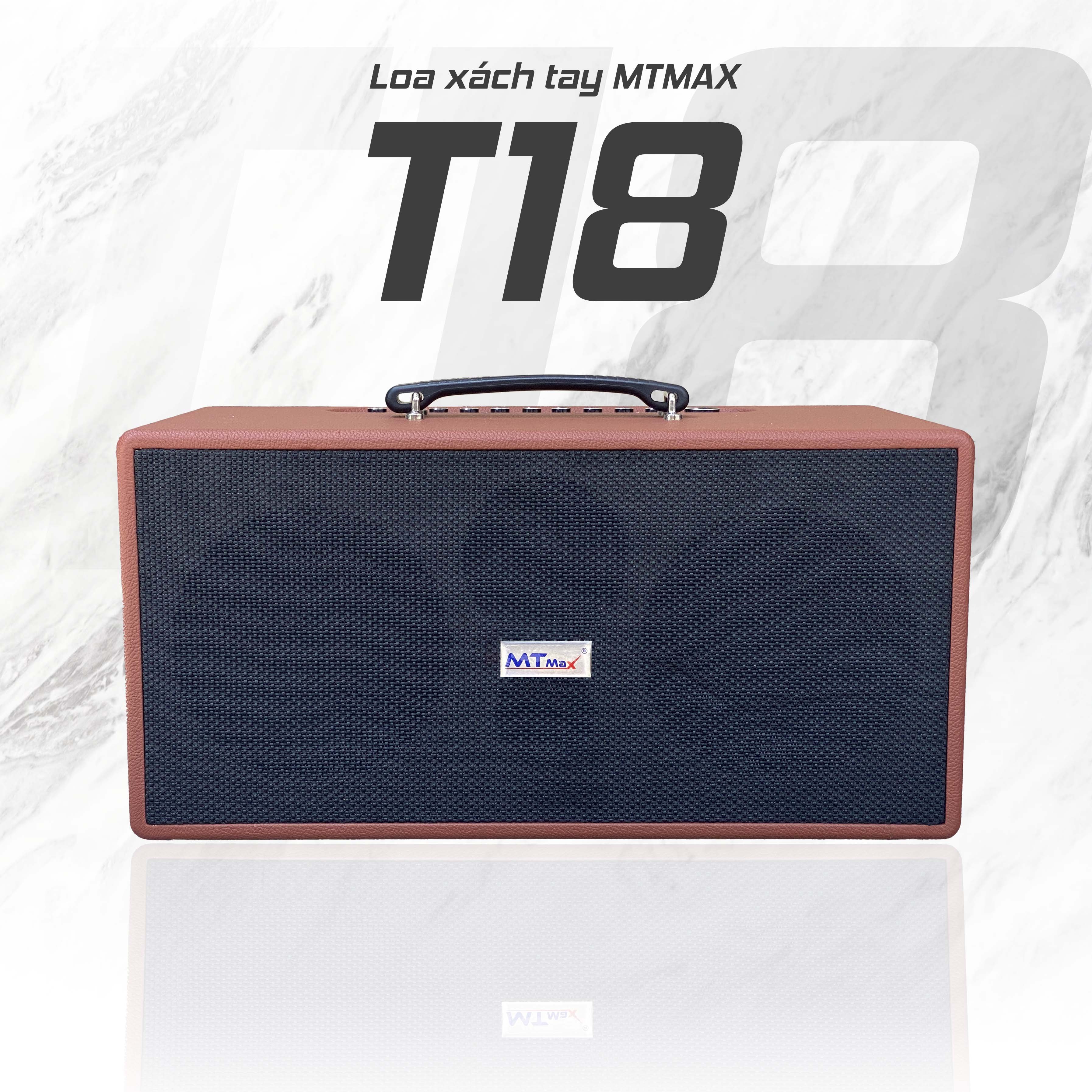 Loa di động xách tay MTMAX T18 phiên bản nâng cấp được yêu thích cho các tín đồ yêu ca nhạc