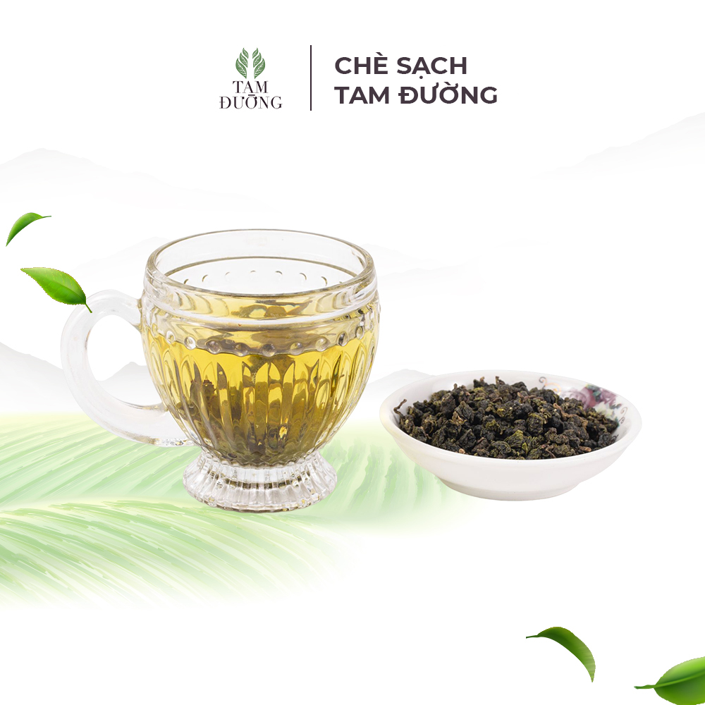 Trà Oolong Xanh Chính Hiệu Tam Đường Hương Hoa Dành Dành, Vị Thanh Ngọt Hậu - Túi Hút Chân Không