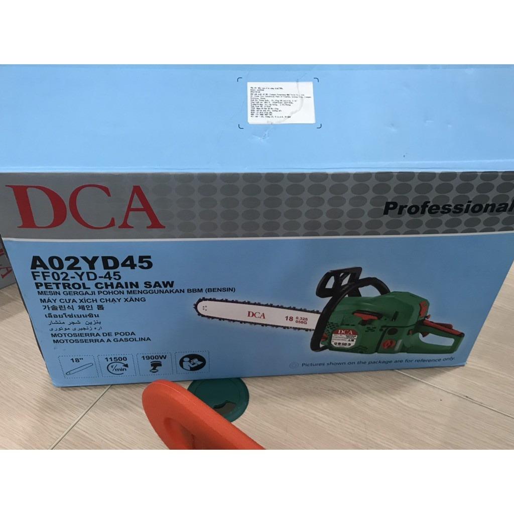 MÁY CƯA XÍCH XĂNG 45ML 1900W DCA A02YD45 - HÀNG CHÍNH HÃNG