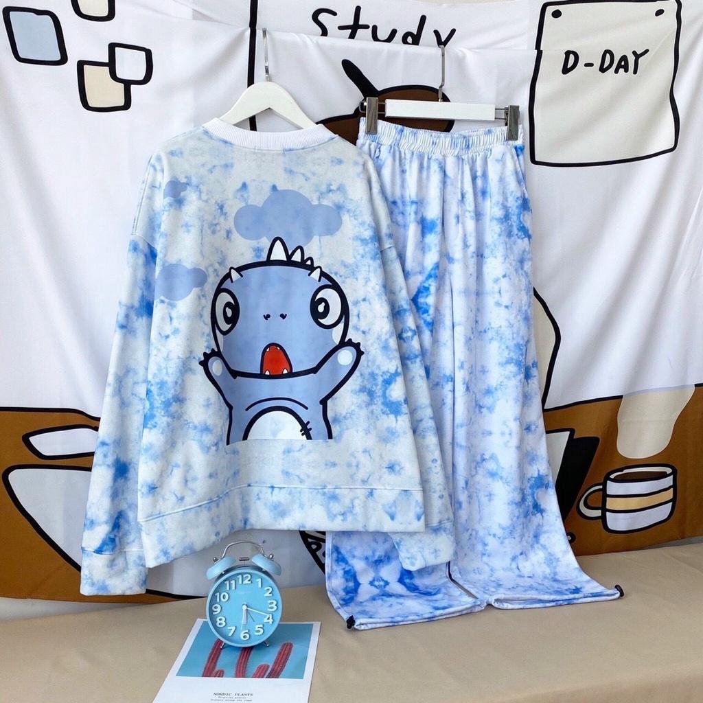 Áo cardigan SIB Clothing áo khoác form rộng unisex ulzzang loang in hình SIB008