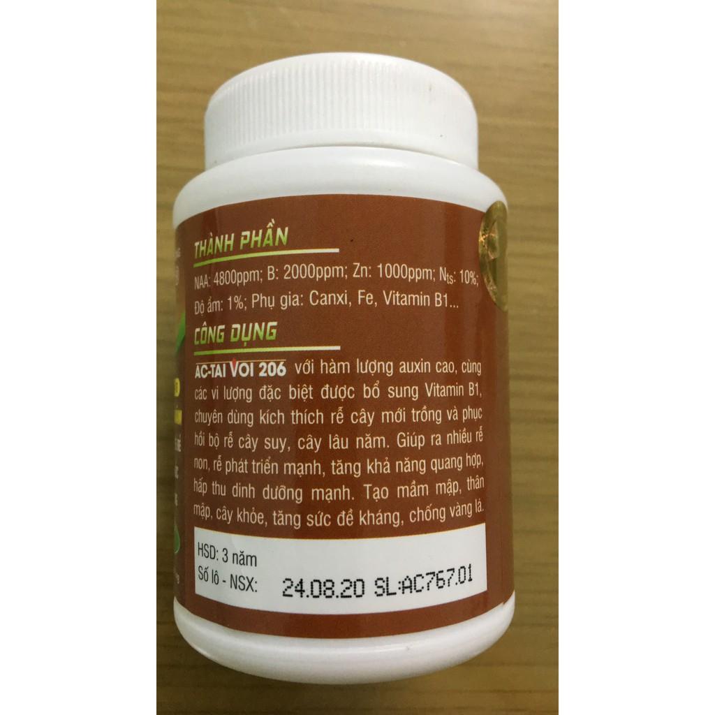 Phân bón vi lượng AC TAI VOL 206 tốt rễ mập mầm lọ 100gr
