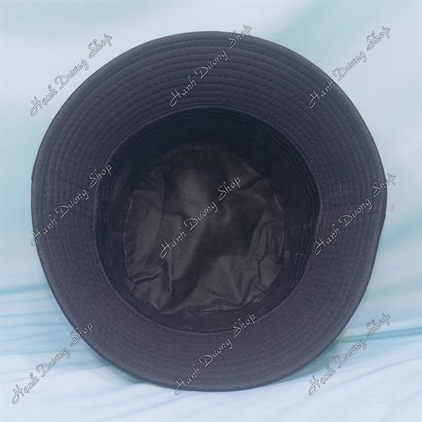 Nón tai bèo mũ bucket vành nhỏ thêu chữ Làm Vì Đam Mê - Đen