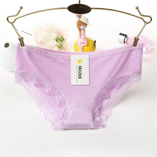 Combo 5 Quần Lót Nữ Coton Phối Ren MS1326