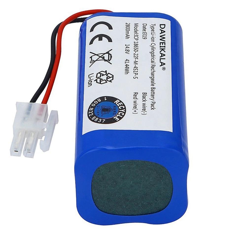 2023 Mới 14.8V 3500MAh 14.4V 3.5Ah Pin Lithium Cho ILIFE A4 A4s V7 A6 V7s Plus Robot Hút Bụi ILife 4S1P Dung Lượng Thực Màu Sắc: 3500MAh