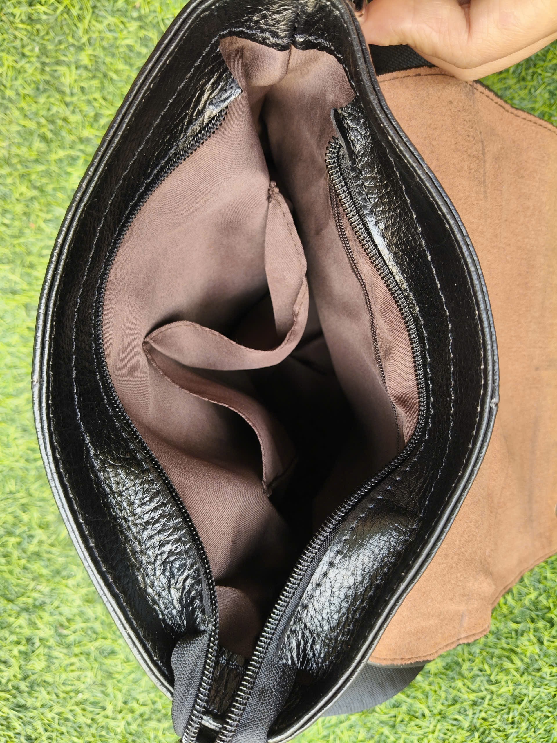 |Da thật| Túi đeo chéo nam mềm mỏng bền BHM5102 túi đeo vai