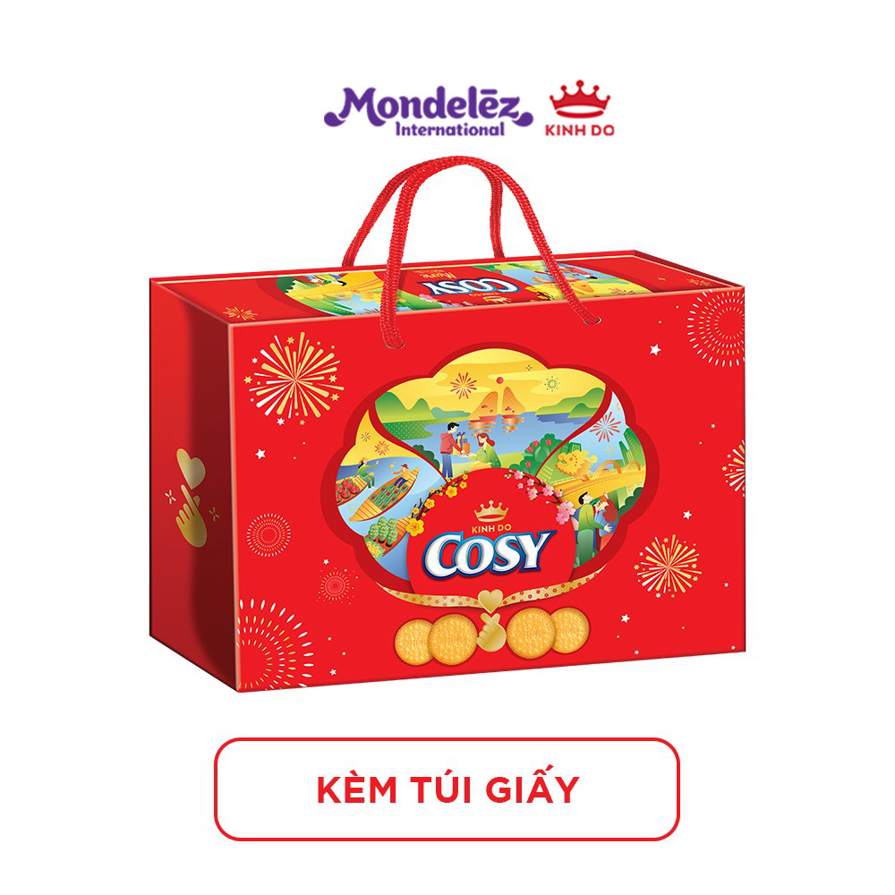 Bánh quy Cosy Marie, hộp quà Tết 528g