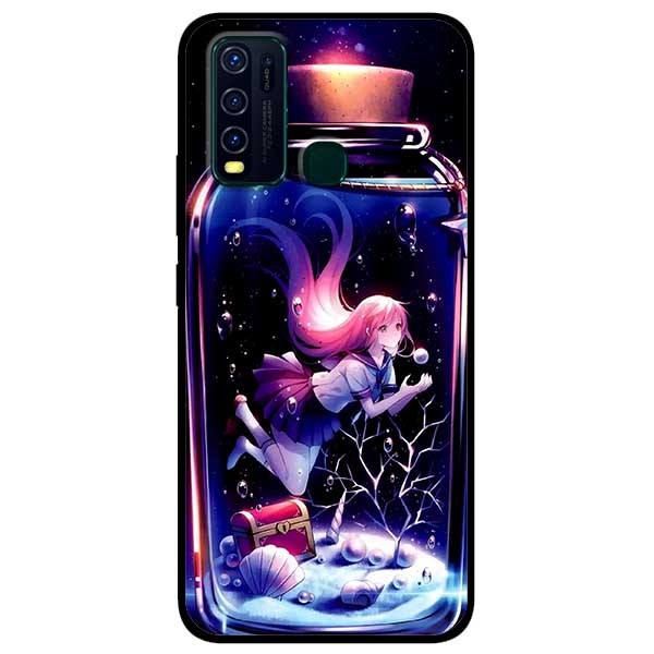 Ốp lưng dành cho Vivo Y30 mẫu Cô Gái Trong Lọ