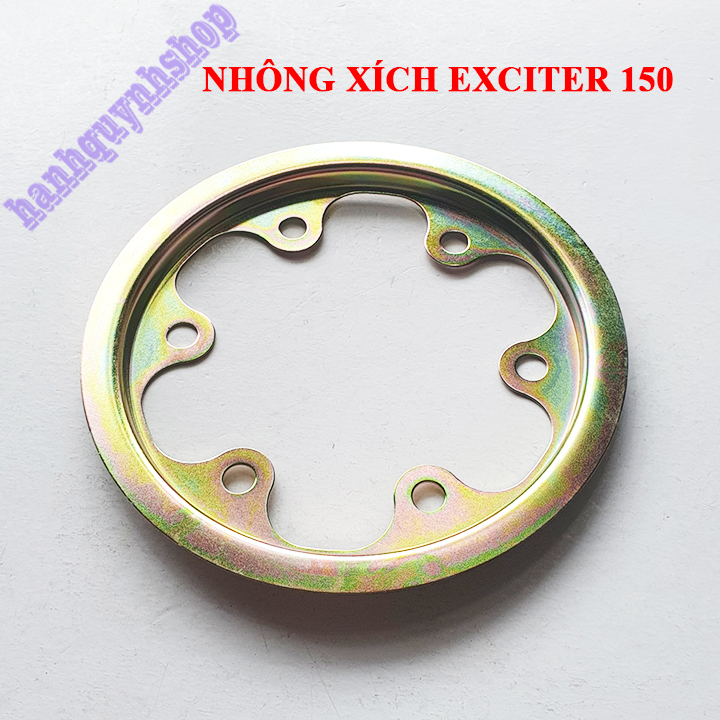 Bộ nhông xích đĩa Exciter 150 màu titan vàng đỏ