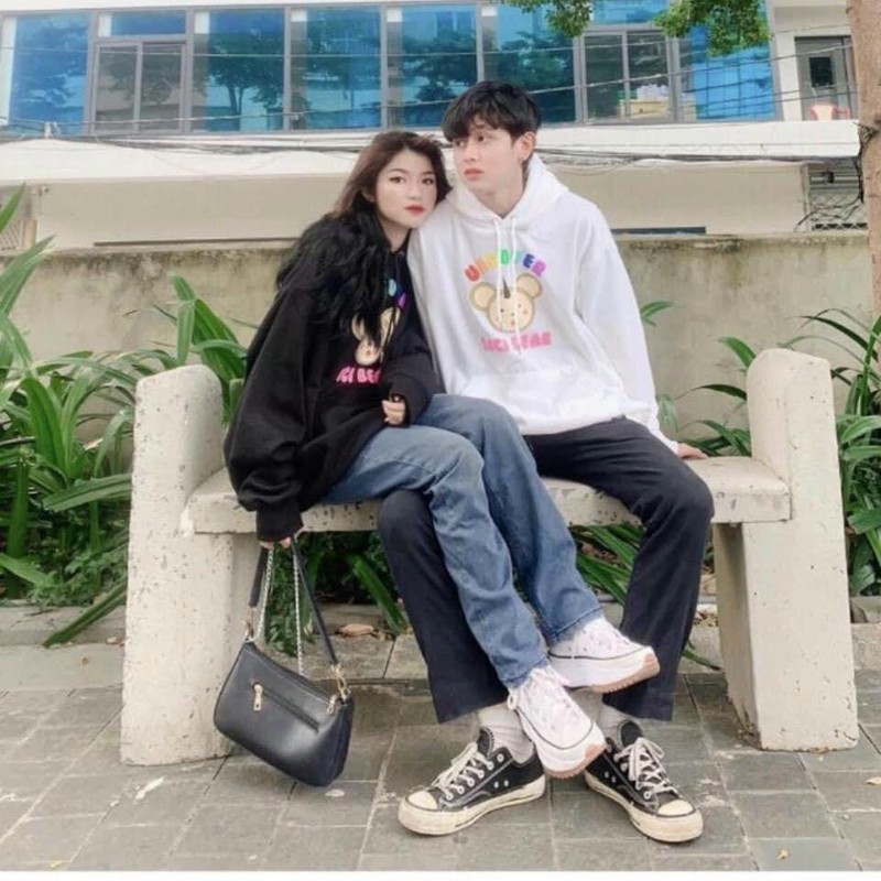 Áo hoodie đôi, áo khoác cặp, áo cặp, áo đôi, đồ đôi, đồ cặp