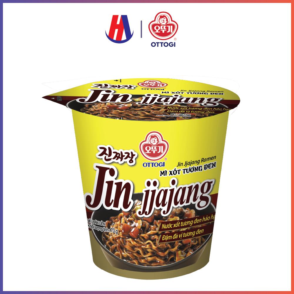 Mì Ly Jin jjajang xốt tương đen Ottogi 70g