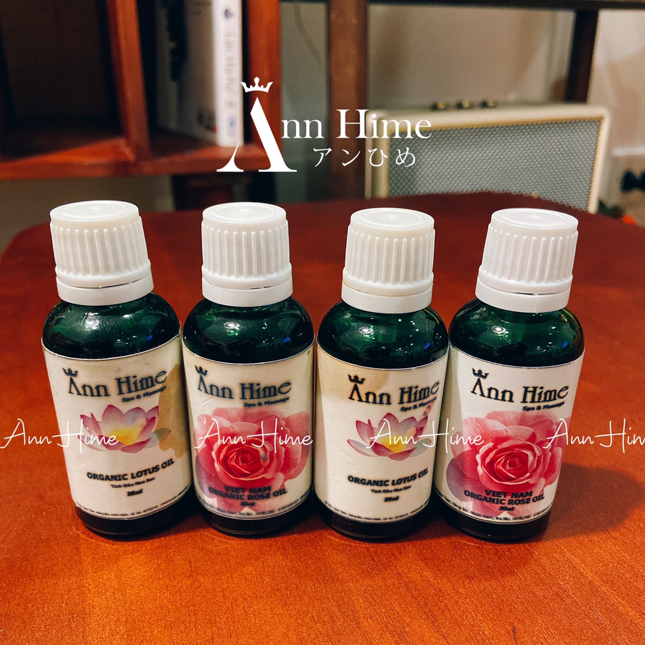 Inh Dầu Thiên Nhiên Organic Nguyên Chất Để Phòng Khách Thơm Quần Áo Dễ Ngủ Hương AnnHime
