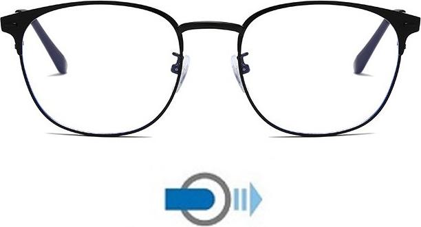 Kính Mắt Chống Ánh Sáng Xanh, Chống Xước, Chống Tia UV400, Chống Lóa, Chống Mỏi Mắt Từ Điện Thoại, Máy Tính, Chống Mỏi Mắt Tròn Gọng Đen - BLUE LIGHT SHOP