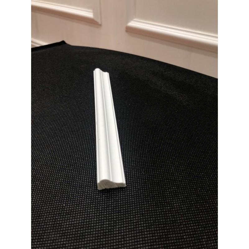 Chỉ nhựa trắng composite bản 1.8cm lệch hoàn thiện bề mặt