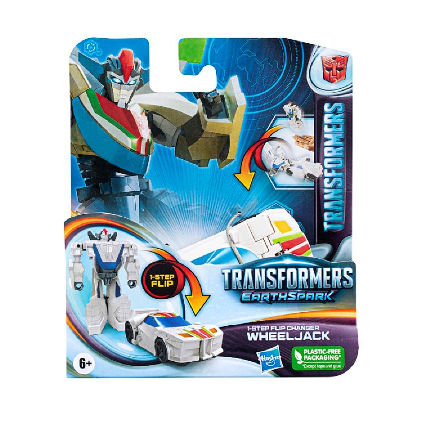 Đồ Chơi TRANSFORMERS Mô Hình Earthspark Wheeljack Biến Hình Thần Tốc 1 Bước F6715/F6229