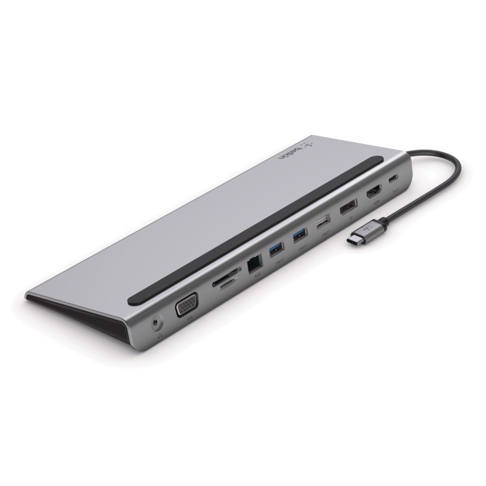 Dock chuyển đổi USB type C 11-in-1 Multiport Belkin - Hàng chính hãng