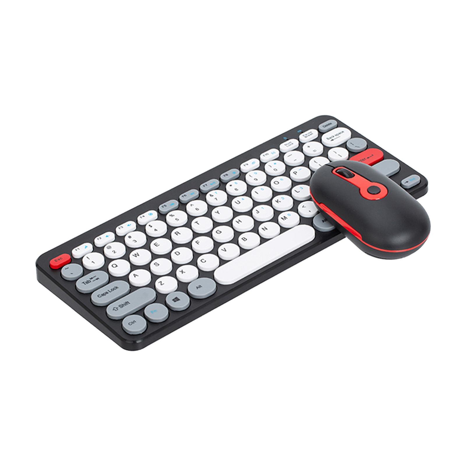 Wireless Computer Keyboard Mouse and Quiet Click for Android Tv Laptop