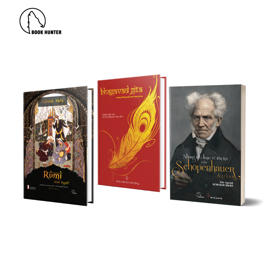 Combo Sách - Rumi Tinh Tuyệt, Bhavagad Gita Và Những Tiểu Luận Về Tồn Tại Của Schopenhauer