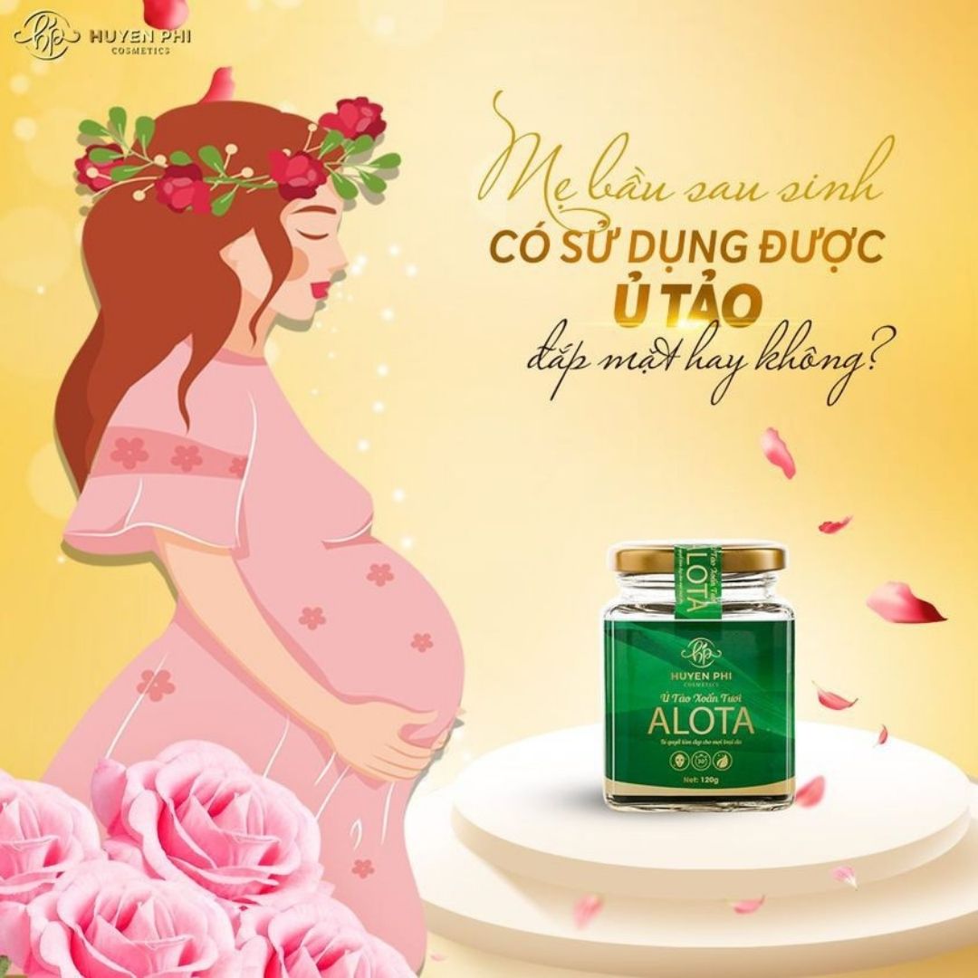 Ủ Tảo Xoắn ALOTA HUYỀN PHI COSMETICS Dưỡng Trắng Da Cấp Ẩm Ngừa Mụn Dung Lượng 120 Gram