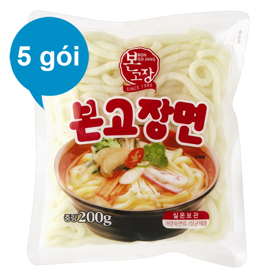 Combo 5 Gói Mì tươi Bongojang Hanil Food
