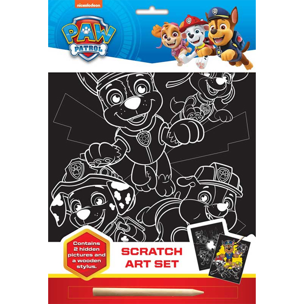 Paw Patrol Scratch Art Set