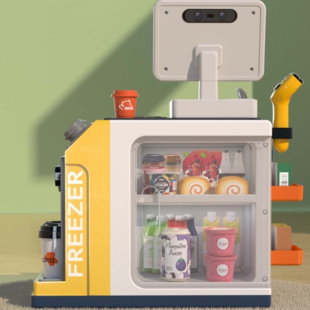 Đồ chơi quầy siêu thị cho bé, Bộ đồ chơi nhập vai máy tính tiền siêu thị 46 chi tiết