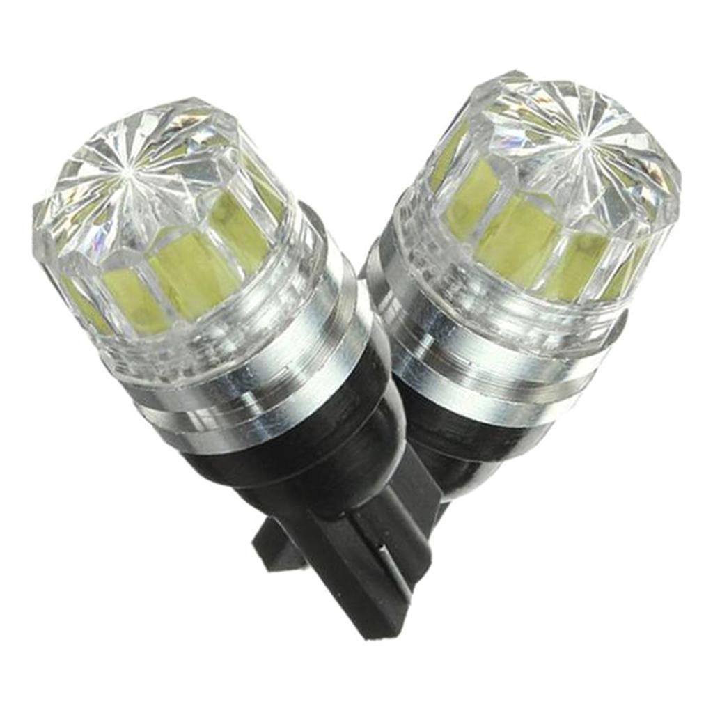 2pcs White T10 5050 5 SMD LED Car Vehicle Side Tail Lights Bulbs Lamp