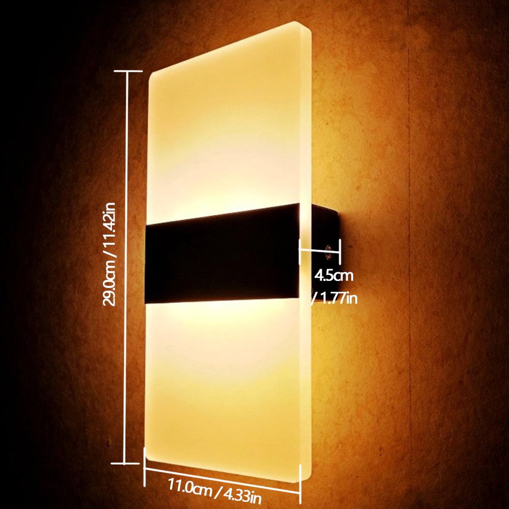 Đèn LED treo tường hiện đại cho phòng khách, phòng ngủ